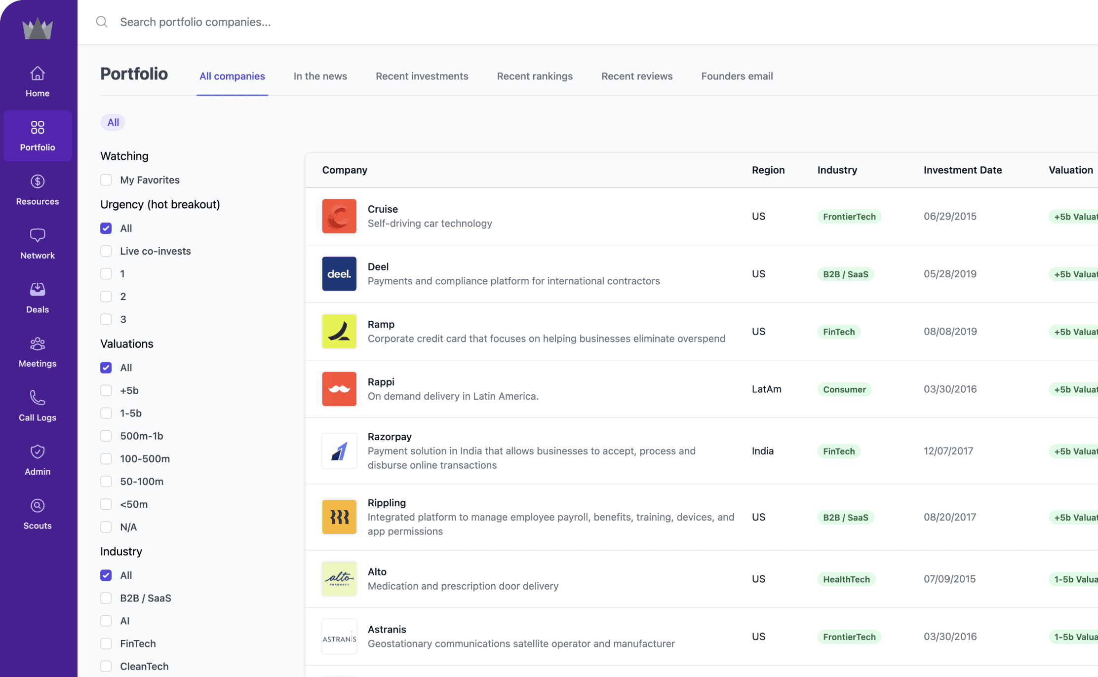 Soma Capital screenshot